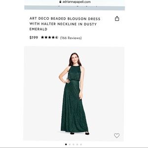 Adrianna Papell Art Deco Blousen Dress